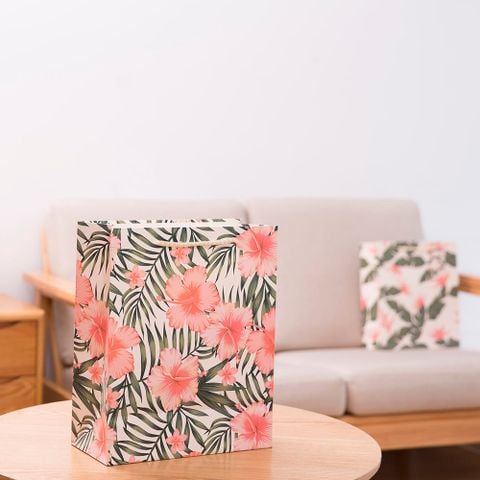 Túi quà tặng hoa văn nhiệt đới FSLDZ-142