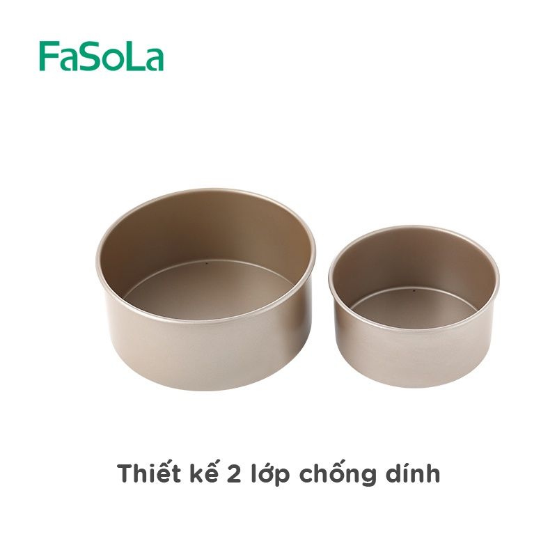 Khuôn nướng bánh tròn bằng thép carbon chống dính FSLDZ-224