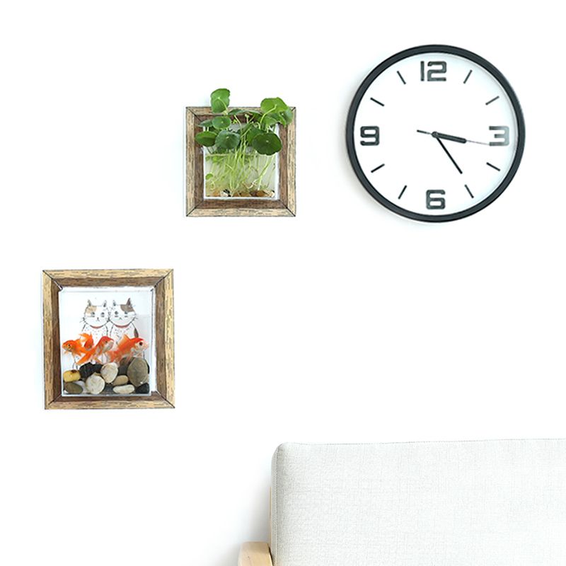 Bể cá, bể thủy sinh dạng khung tranh dán tường FSLQJ-0139