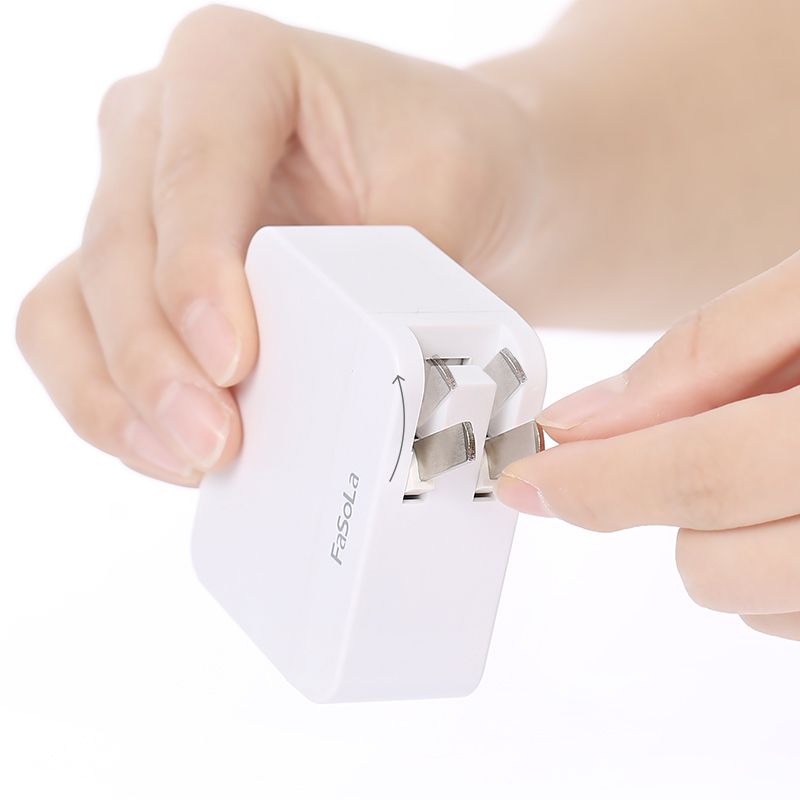 Bộ sạc USB nhiều chấu cắm đa dụng (dùng đa quốc gia) FSLDZ-246