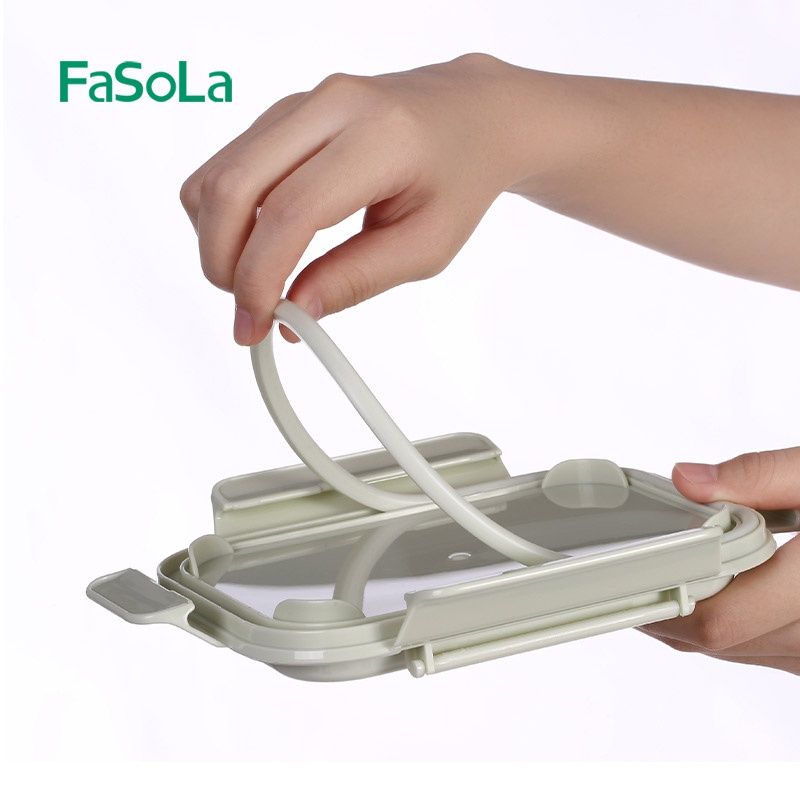 Hộp thủy tinh bảo quản thực phẩm 2 ngăn FSLSH-169