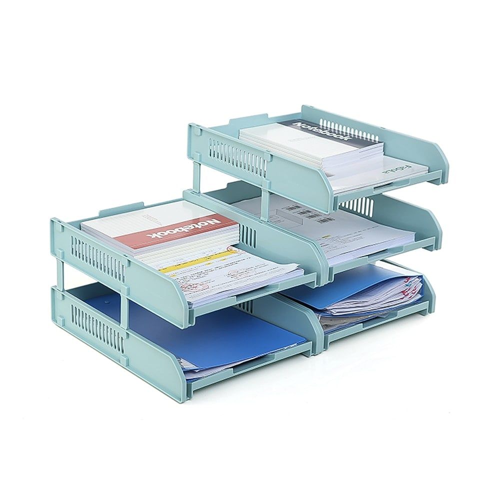 Giá đựng tài liệu hồ sơ văn phòng 2 tầng FSLDZ-034