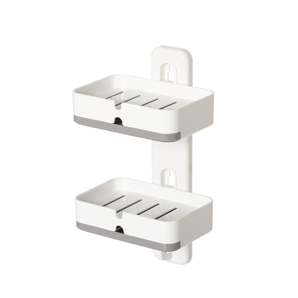 Bộ giá treo phòng tắm trắng xám FSLRY-283