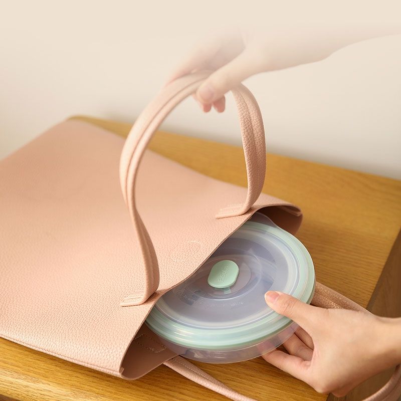 Tô sillicone gấp gọn cách nhiệt dùng được trong lò vi sóng FSLSH-195