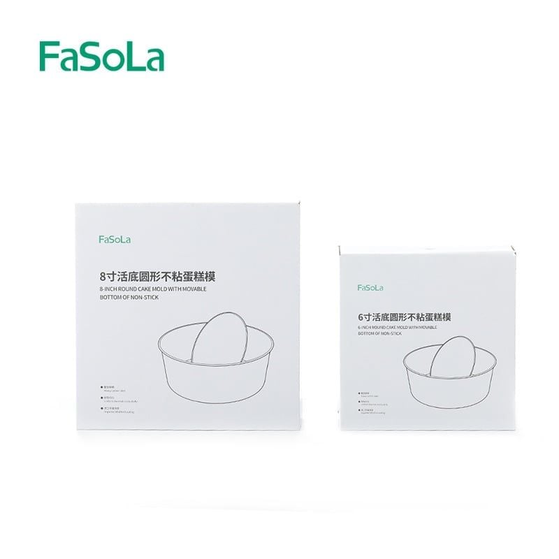 Khuôn nướng bánh tròn bằng thép carbon chống dính FSLDZ-224