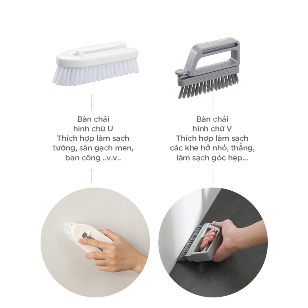 Bàn chải vệ sinh đa năng kết hợp FSLQJ-0083-0085-0086