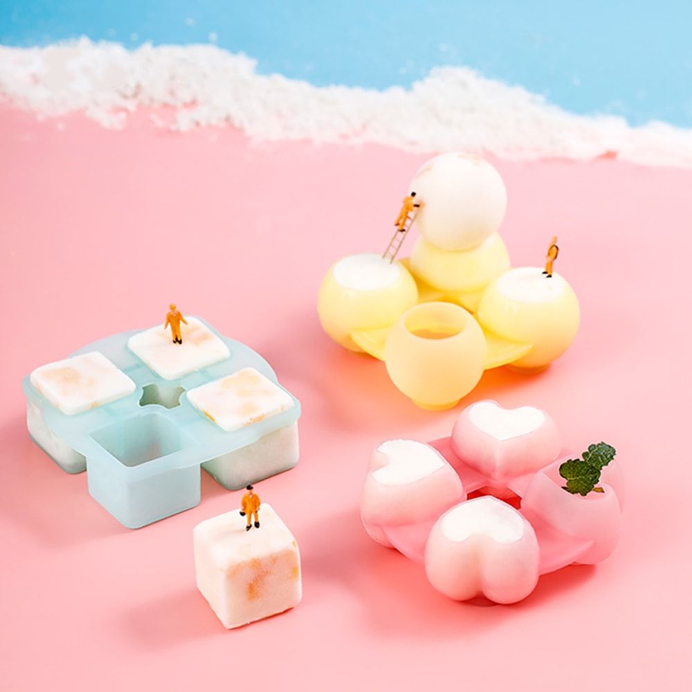 Khay làm đá Silicone 4 viên Fasola FSLYL-005