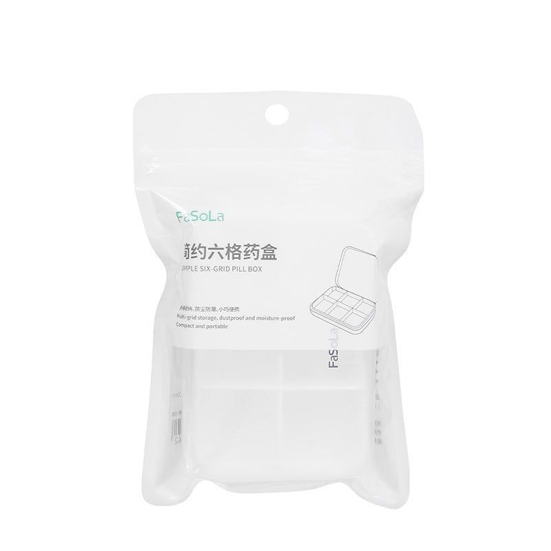 Hộp chia thuốc bỏ túi (6 ngăn) FSLYF-033