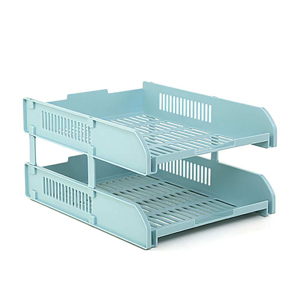 Giá đựng tài liệu hồ sơ văn phòng 2 tầng FSLDZ-034