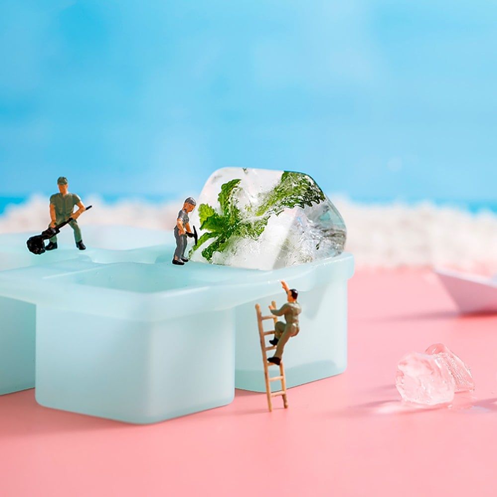 Khay làm đá Silicone 4 viên Fasola FSLYL-005