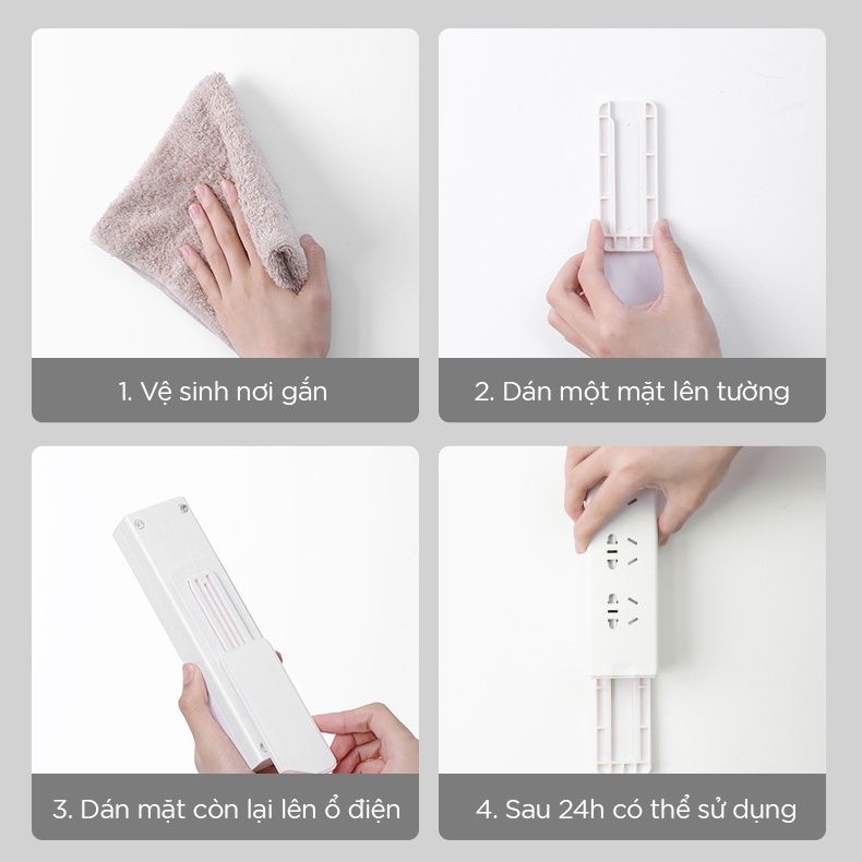 Giá đỡ ổ căm điện đa năng (2 cái) FSLPS-364