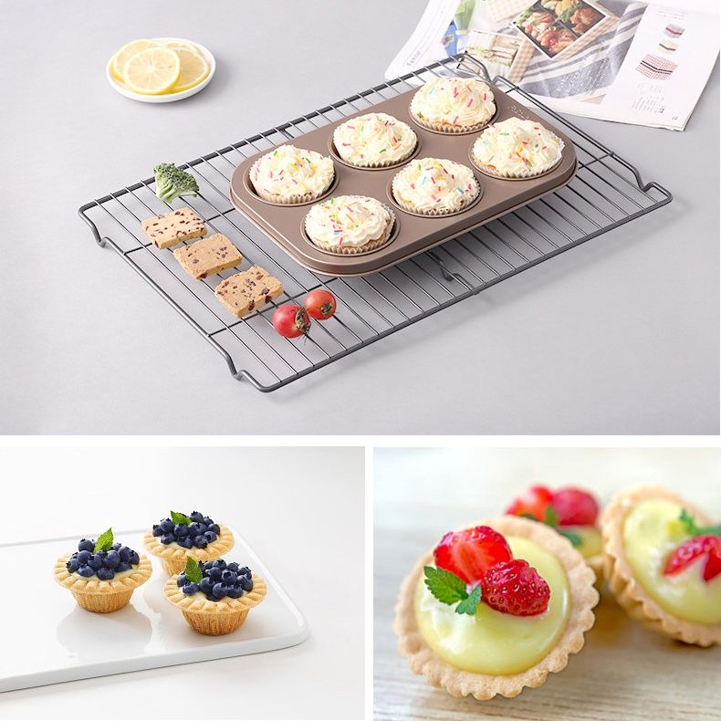 Khuôn nướng bánh cupcake muffin (6 ô tròn) FSLDZ-223
