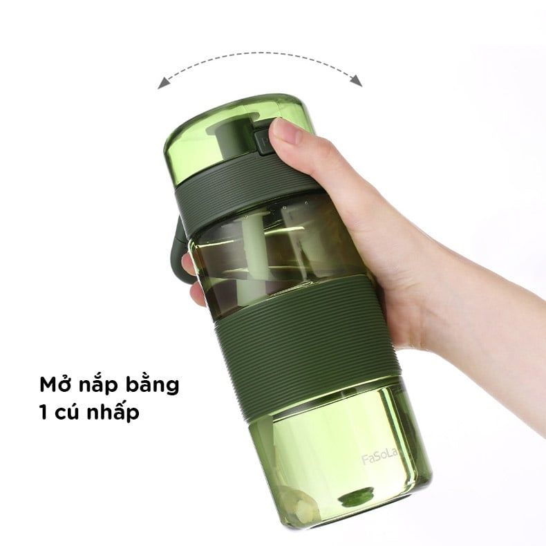 Bình nước thể thao kèm ống hút FSLSH-141C-142C