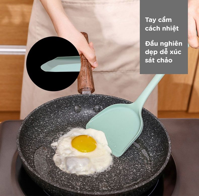 Bộ dụng cụ nấu ăn silicon cao cấp FSLSH-158