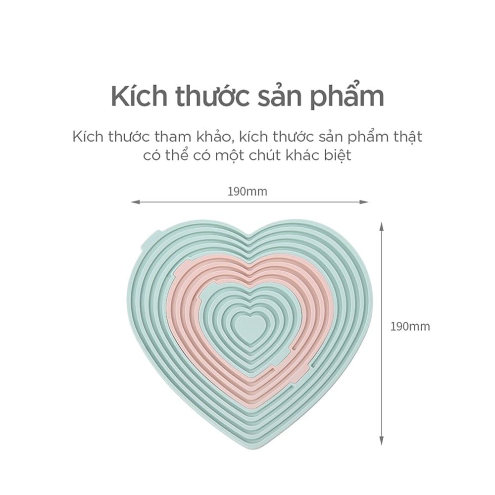 Bộ 3 miếng lót silicone cách nhiệt 