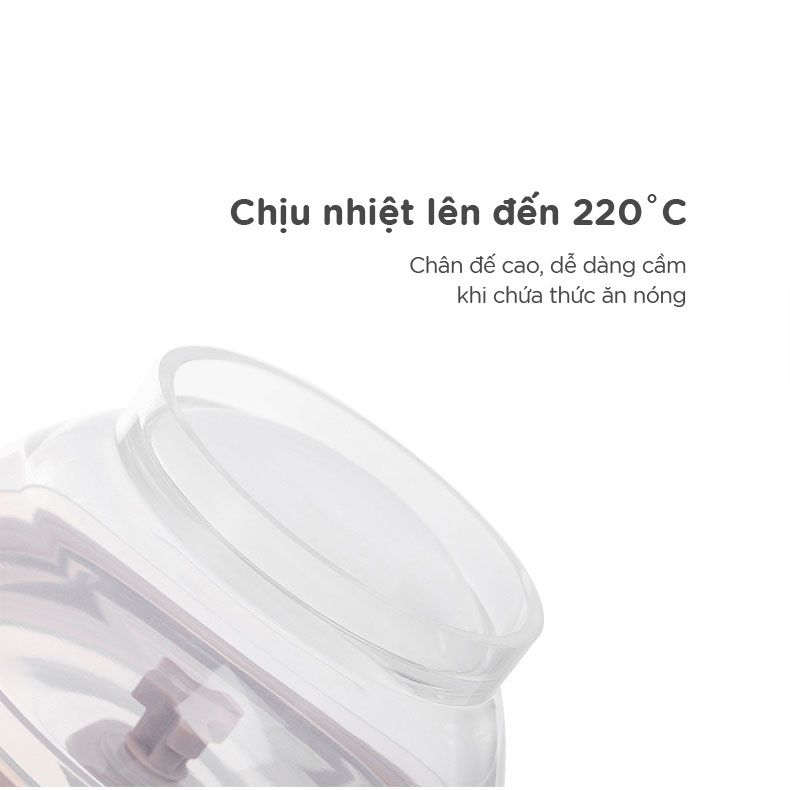 Tô sillicone gấp gọn cách nhiệt dùng được trong lò vi sóng FSLSH-195