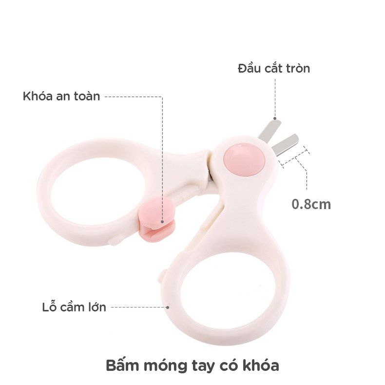 Bộ dụng cụ chăm sóc móng tay cho trẻ sơ sinh FSLDZ-071-C