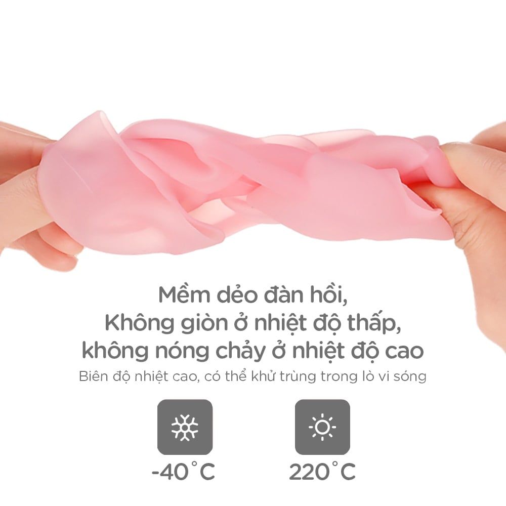 Khay làm đá Silicone 4 viên Fasola FSLYL-005
