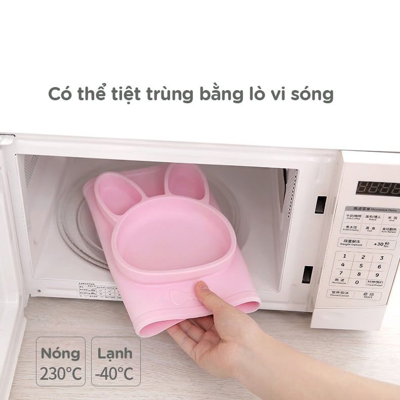 Khay ăn dặm BLW silicone FSLSH-017C