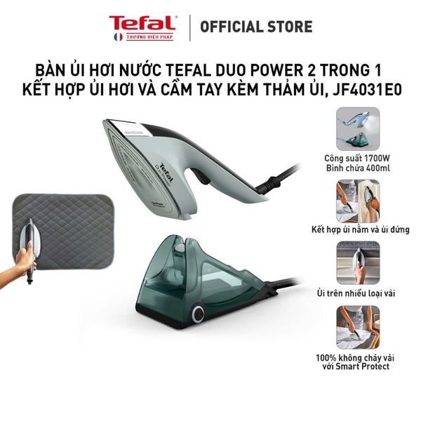 Bàn ủi hơi nước đa năng 2 trong 1 Tefal Duo Power