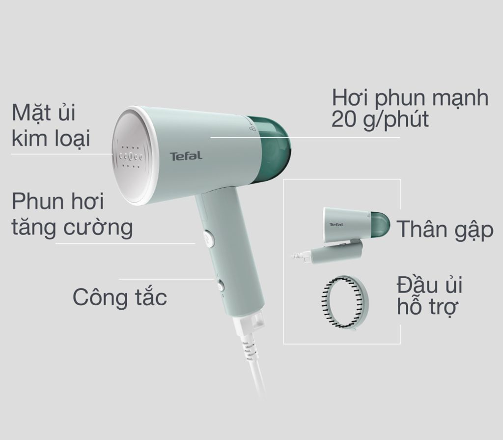 Bàn ủi hơi nước cầm tay Tefal Origin Travel