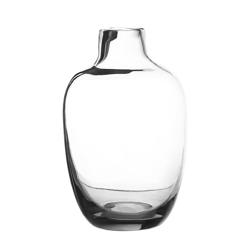 [FaSoLa] Bình thủy tinh thủ công Yên Vũ Sa Châu màu xám khói FSLFL-159