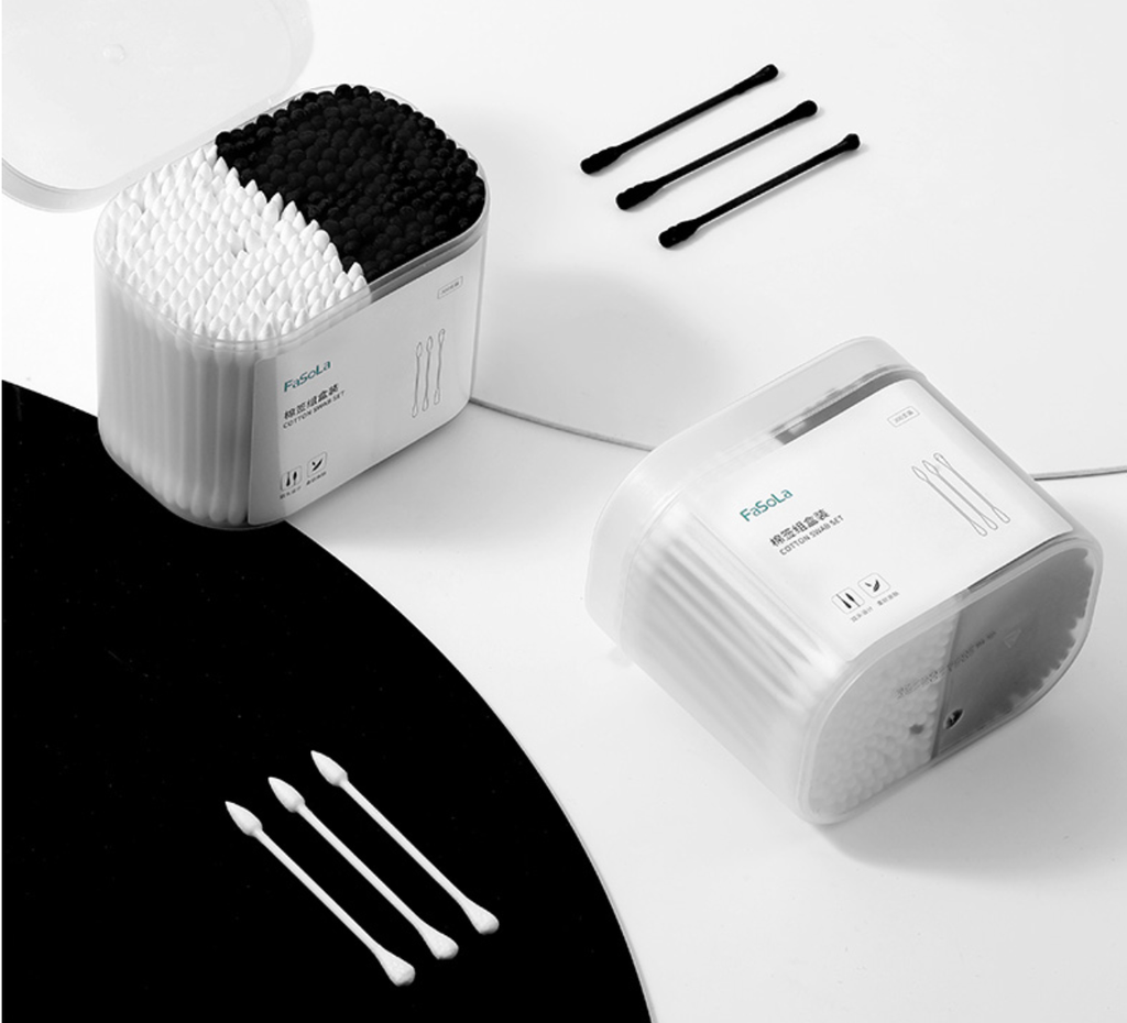 Tăm bông 4 đầu (hộp 300 cây) FSLZF-058