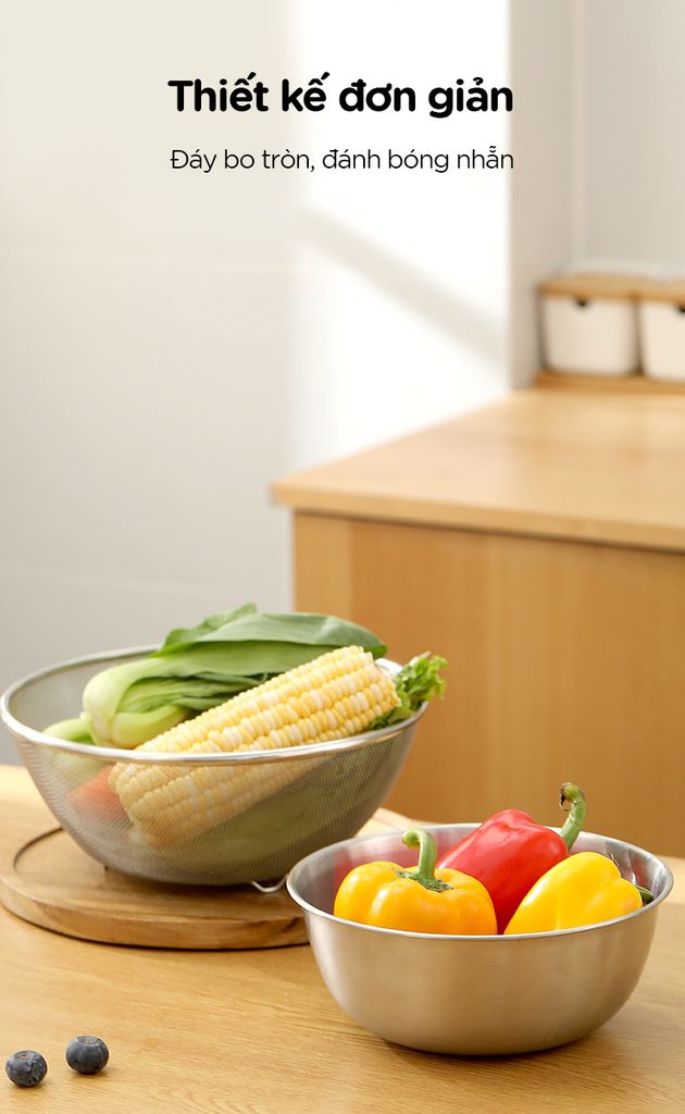 Thau inox rửa đựng rau quả FSLSH-313