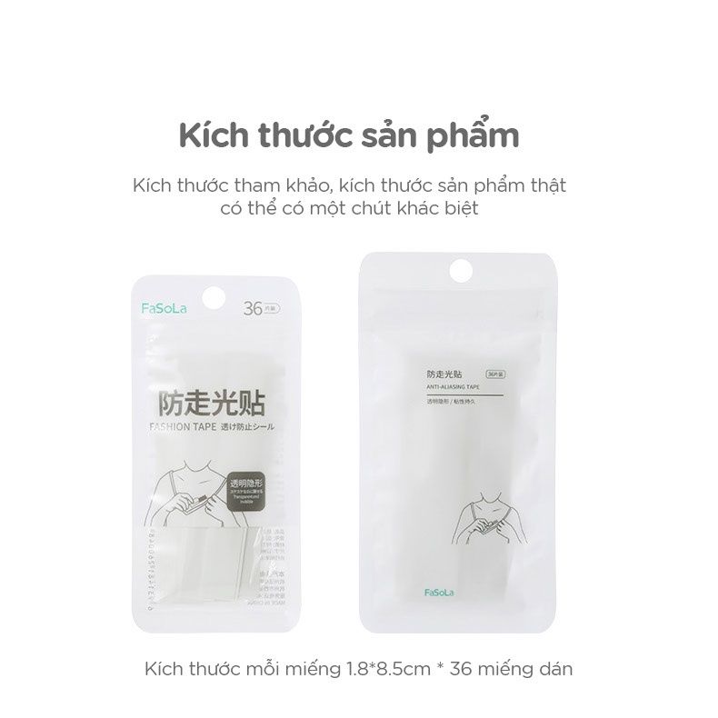 Miếng dán cố định dây áo ngực, khe hở cổ áo FSLDZ-014
