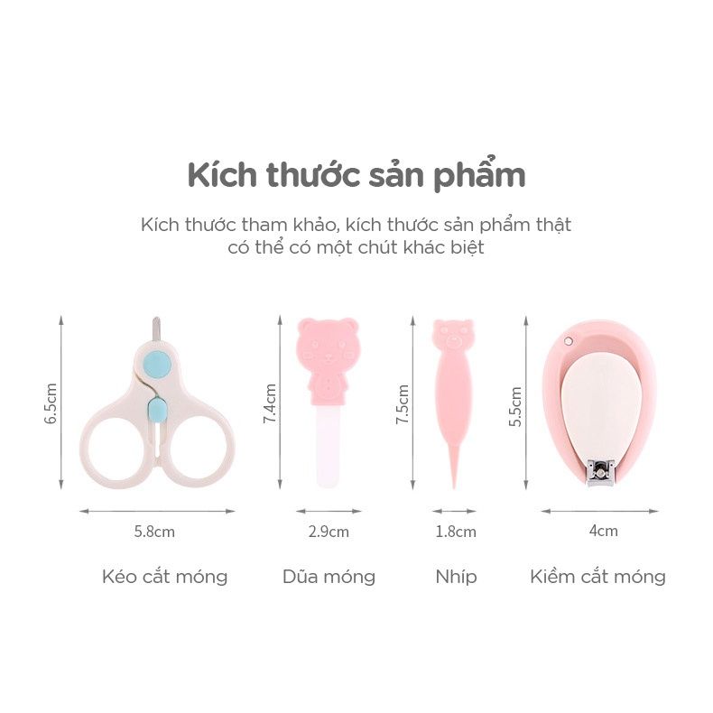 Bộ dụng cụ chăm sóc móng tay cho trẻ sơ sinh FSLDZ-071-C