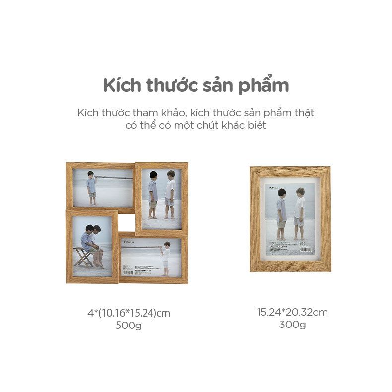 Khung ảnh gỗ phong cách tối giản minimalism FSLPS-077