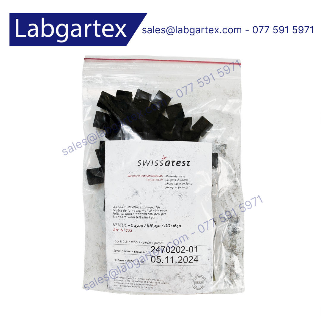 EMPA 702 Nỉ len đen thử độ bền màu