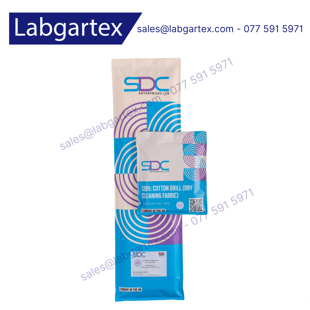 Vải Cotton Drill thử giặt khô SDC