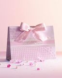  Túi Giấy Dior Christian Nơ Ruy Băng Hồng Valentine 2025 24.5x17.5x9 