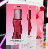  Dầu Dưỡng Môi Gisou Honey Infused Lip Oil 8ml - Raspberry Swirl (Box Móp) 