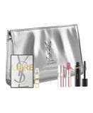  Túi Đựng Mỹ Phẩm YSL Bóng Bạc 16x10.5cm 