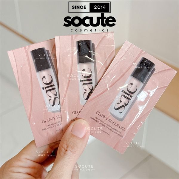  Sample Bắt Sáng SAIE Glowy Super gel - Roseglow 1.5ml 
