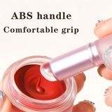  Cọ Tô Son Môi Đầu Tròn Bằng Silicone Đàn Hồi Không Nhòe - Hồng Gradient Trong Suốt Mini 