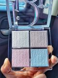  Phấn bắt sáng 4 ô Highlight Dior Backstage Glow Maximizer Palette - 002 Frosted Opal Glow 