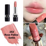  Son Dior Rouge Mitzah Satin 253 Rose Feline Limited Edition Nobox 