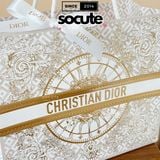  Túi giấy Dior Vuông To 27x23x11.5cm - Họa Tiết Vàng Limited 2024 + Ruy Băng 