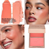  Chiết 0.35gx2 - Phấn Má Hồng Patrick Ta 2in1 Double-Take Cream And Power Blush Duo (Not Too Much/Just Enough/She That Girl/ She Flushed/ She Goes To Gym/ She Seductive/ Thank Me Later/ Soft Launch) 