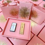  Túi Giấy YSL Hồng 2025 18x12x6cm 