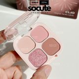  Phấn mắt CLIO Pro Eye Palette Cube 4 ô - 05 Mellow Peach 