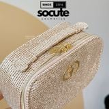  Túi Cói Dior Christmas Nhũ Kim Tuyến 2025 17x10x7cm 