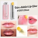  Son Dưỡng Dior Addict Lip Glow 203 - Mẫu Mới 2025 Logo Bạc Fullbox 