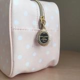  Túi Đựng Mỹ Phẩm Estee Lauder Chấm Bi Hồng Pastel 24x14x10cm 