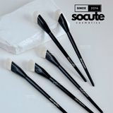  Cọ Tán Kem Che Khuyết Điểm Đầu Vát Lông Trắng - Cọ Makeup Chuyên Nghiệp Tán Kem Che Khuyết Điểm Lông Cừu Đầu Vát Siêu Mềm 