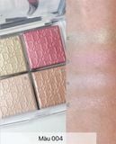  Phấn bắt sáng 4 ô Highlight Dior Backstage Glow Maximizer Palette - 004 Rose Gold Glow 