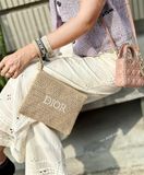  Túi Cói Dior 22.5x17.5 Fullbox - Gift Mới 2025 